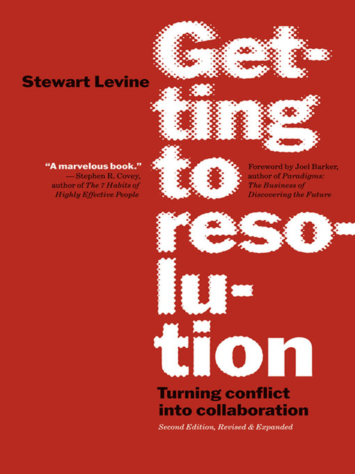 Title details for Getting to Resolution by Stewart Levine - Available